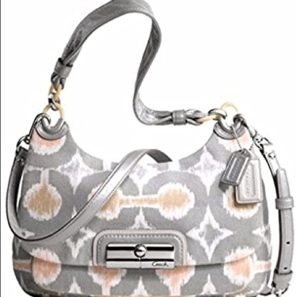 Authentic Coach Kristin Op IKAT Hobo Bag
